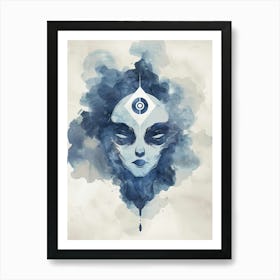 Alien Head 3 Art Print