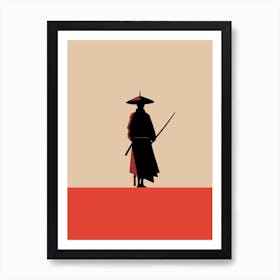 Minimal Samurai Art Print