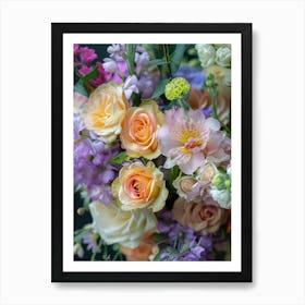 Bouquet Of Flowers 3 Art Print