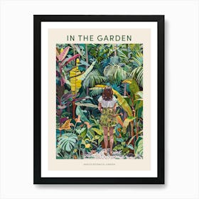 In The Garden Poster Naples Botanical Garden 3 Art Print