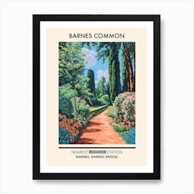 Barnes Common London Parks Garden 4 Art Print