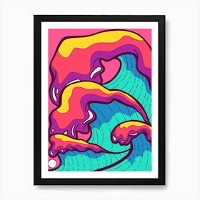 The Tidal Waves Art Print