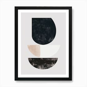 Woven Perspectives Bauhaus Minimalist Art Print