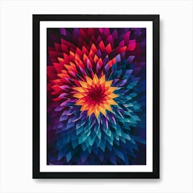 Abstract Flower Art Print