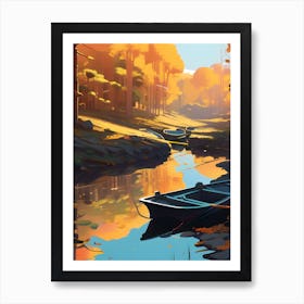 I Love Autumn Art Print