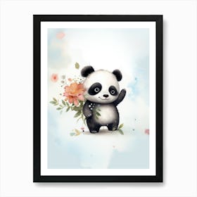 Panda Nursery Art Art Print