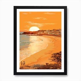 Bondi Beach Golden Tones 4 Art Print