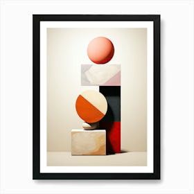 Stone sculpture, Stone Art Art Print