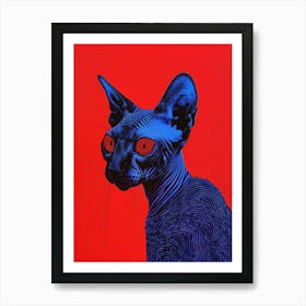 Sphynx Cat 12 Art Print