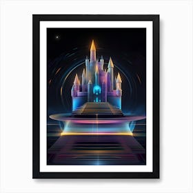 Disney Castle 4 Art Print