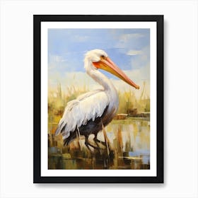 Bird Painting Pelican 2 Art Print