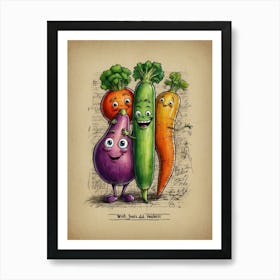Who'S A Veggie? Art Print
