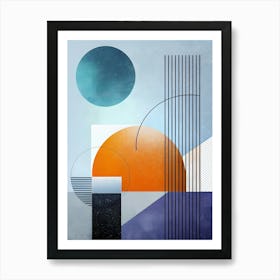 Aesthetic Geometric  Abstract 03 Art Print