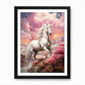 White Horse 1 Art Print