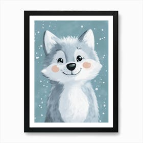 Wolf Painting Art Print