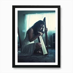 Harpist 3 Art Print