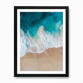 Aerial View Of A Beach 88 Art Print