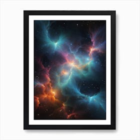 Nebula Canvas Print Art Print