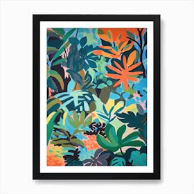 Lotusland Garden Usa Painting 1 Art Print