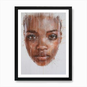 Woman'S Face 99 Art Print