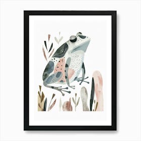 Charming Nursery Kids Animals Frog 4 Art Print