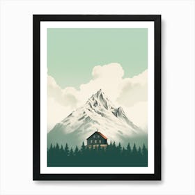 House In The Mountains Art Print