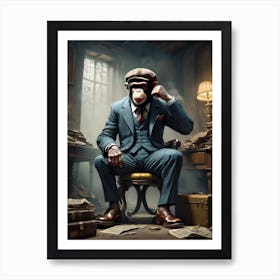 Peaky monkeys ¹ Art Print