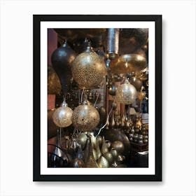 Moroccan Lanterns Art Print