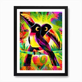 Collared Aracaris Art Print