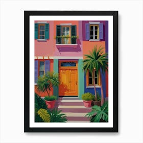 Leonardo Lightning Xl Create A Whimsical Urban Scene In A Vibr 1 Topaz Standard V2 4x Art Print