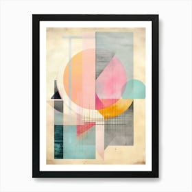 Geometric Abstraction Illustration 18 Art Print