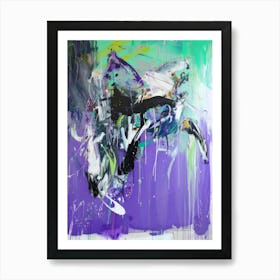 Abstract Painting 1865 Art Print