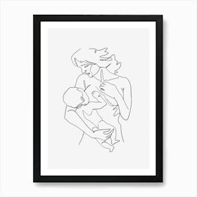 Mother And Child Mothers day Art Print