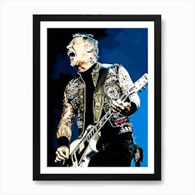 James Hetfield Metallichead band music 22 Affiche