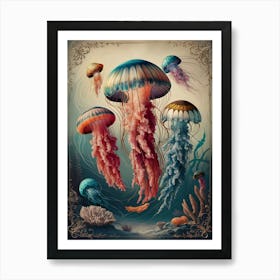 Jellyfish 4 Art Print