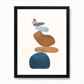 Balancing Stones 3 Art Print
