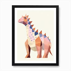 Nursery Dinosaur Art Avaceratops 1 Art Print