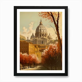 Rome In Autumn Art Print