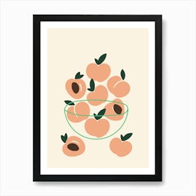 Peaches In A Bowl Póster