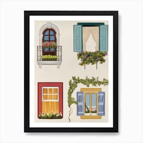 Window of paradise Art Print