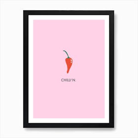 Chillin Art Print