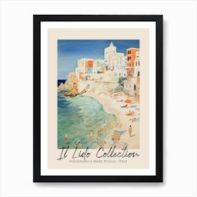 Polignano A Mare, Puglia   Italy Il Lido Collection Beach Club Poster 3 Art Print