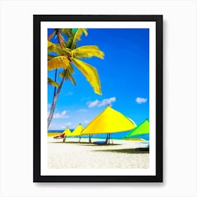 Mauritius Beach Pop Art Photography Tropical Destination Art Print