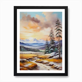 Winter Landscape 9 Art Print