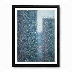 Rainy Window 3 Art Print