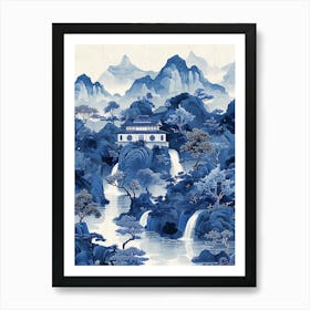 Fantastic Chinese Landscape 5 Art Print