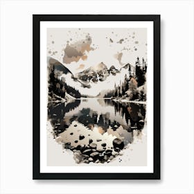 Mountain Lake 1 Art Print