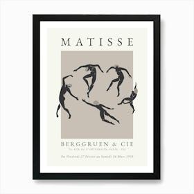 Matisse Print Black Dance Art Print