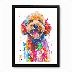 Poodle Painting 1 Art Print