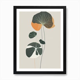 Nasturtium Herb Simplicity Art Print